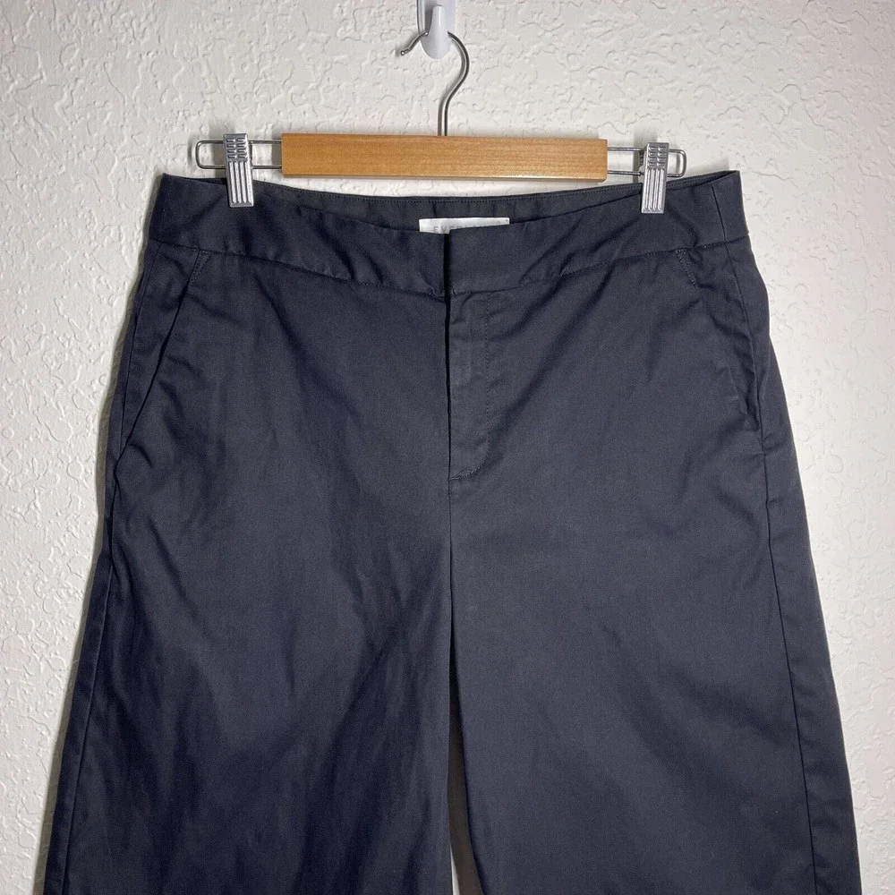 COPY - Everlane The Culottes Cropped Wide Leg Pants Women's Size 10 Black - Picture 2 of 13